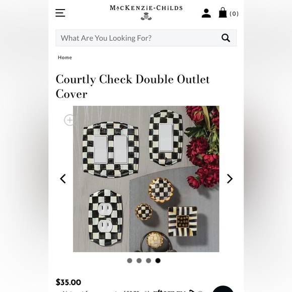 Courtly Check McKenzie-Child’s Outlet Cover Lot - Picture 2 of 11